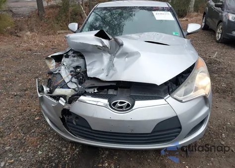 2012 Hyundai Veloster Base W/Gray from USA, damaged, VIN KMHTC6AD4CU034542